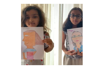 Maya (8 yrs) & Anika (9 yrs)